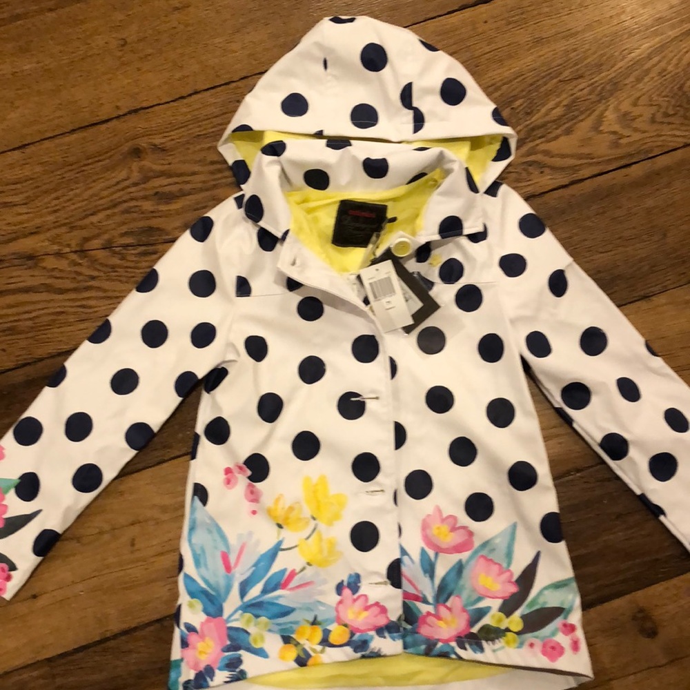 NWT Catimini raincoat girls size 7Y